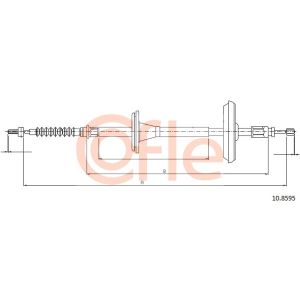 Handbrake Cable - Rear