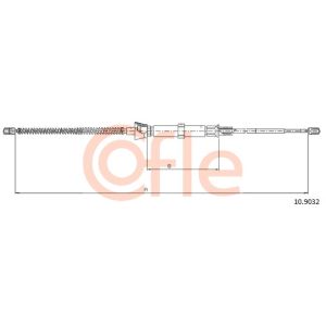 Handbrake Cable - Rear