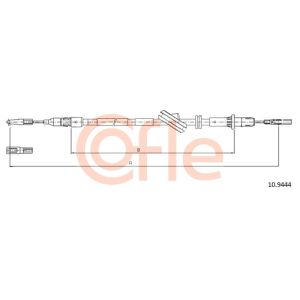 Handbrake Cable - RH