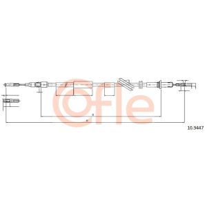 Handbrake Cable - LH