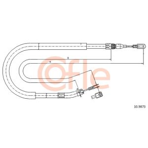 Handbrake Cable - Rear