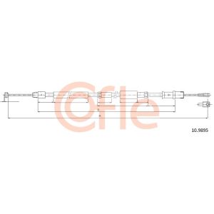 Handbrake Cable - Rear