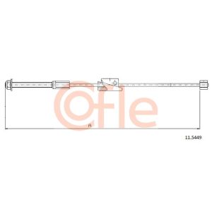 Handbrake Cable - Front