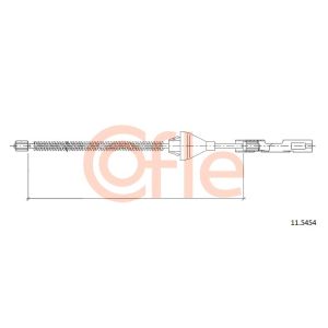 Handbrake Cable - Rear