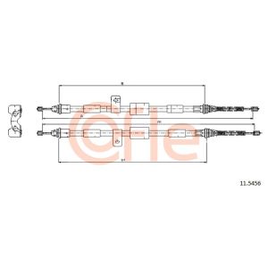 Handbrake Cable - Rear