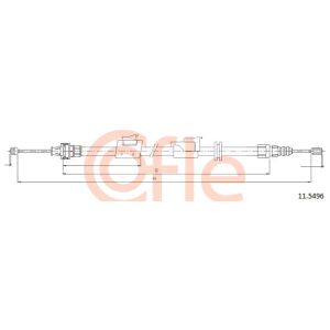 Handbrake Cable - LH