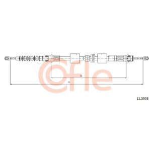 Handbrake Cable - Rear