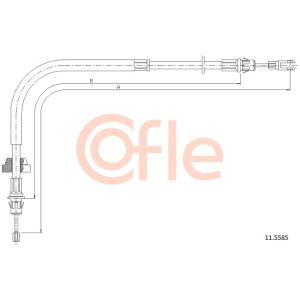 Handbrake Cable - Front