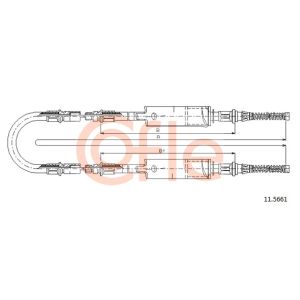 Handbrake Cable - Rear