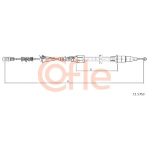 Handbrake Cable - LH