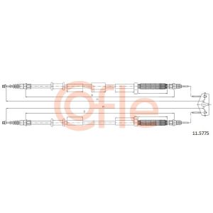 Handbrake Cable - Rear