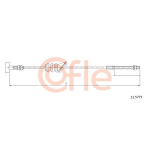 Handbrake Cable - Front