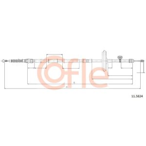 Handbrake Cable - Rear