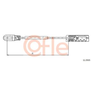 Handbrake Cable - Rear