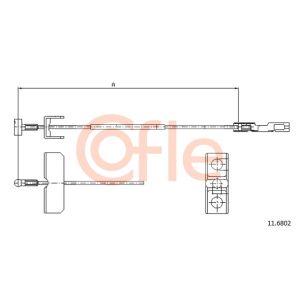 Handbrake Cable - Centre