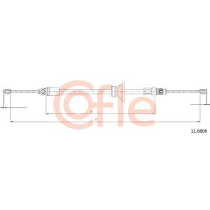 Handbrake Cable - Front