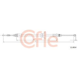 Handbrake Cable - Front