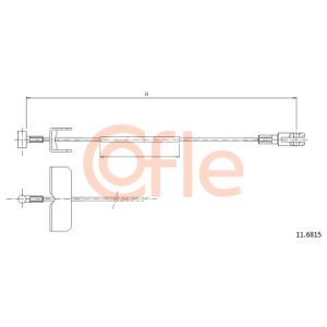 Handbrake Cable - Centre