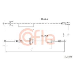 Handbrake Cable - Front