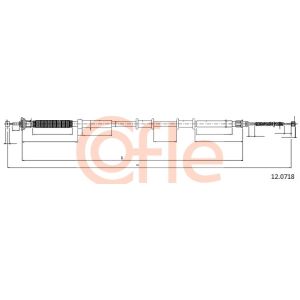 Handbrake Cable - RH