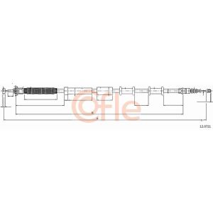 Handbrake Cable - LH