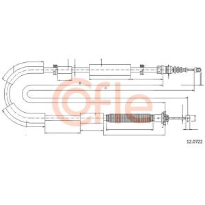 Handbrake Cable - RH