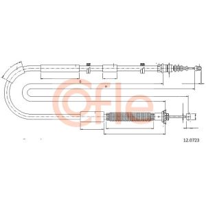 Handbrake Cable - LH