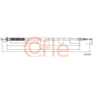 Handbrake Cable - LH