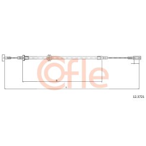 Handbrake Cable - Rear