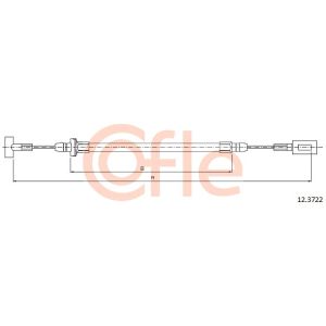 Handbrake Cable - Rear