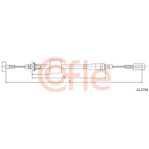 Handbrake Cable - Rear