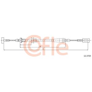 Handbrake Cable - Rear