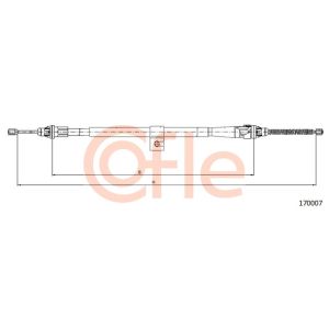 Handbrake Cable - RH