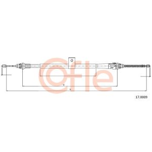 Handbrake Cable - RH