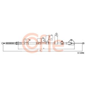 Handbrake Cable - LH