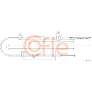 Handbrake Cable - RH