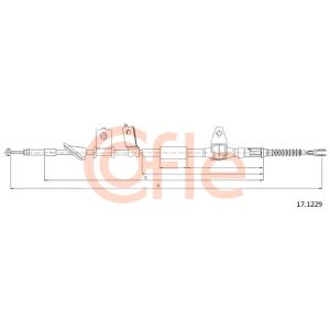 Handbrake Cable - LH