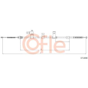 Handbrake Cable - LH