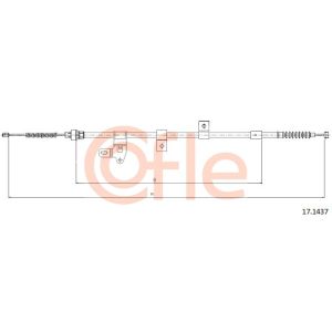 Handbrake Cable - RH