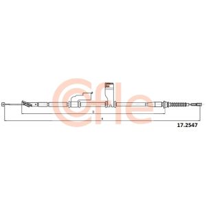 Handbrake Cable - RH