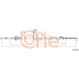 Handbrake Cable - LH