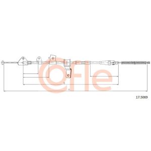 Handbrake Cable - RH