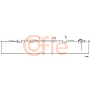 Handbrake Cable - RH