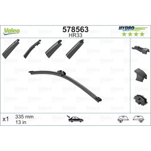 Wiper Blade - Hydroconnect 335mm/13In