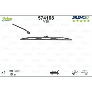 Wiper Blade - Silencio Standard Bracket Blade 380mm/15In