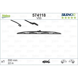 Wiper Blade - Silencio Standard 550mm/22In