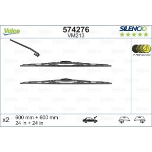 Wiper Blade - Silencio Performance Set 600mm/24In & 600mm/24In