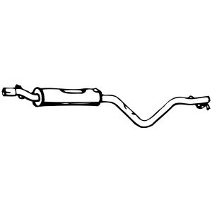 EXHAUST- FRONT BOX/SILENCER