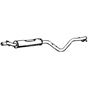 EXHAUST- FRONT BOX/SILENCER