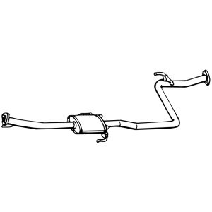 EXHAUST- MIDDLE BOX/SILENCER